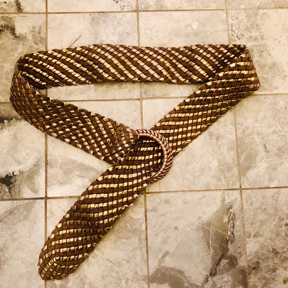 Beautiful Brown and Gold Belt
